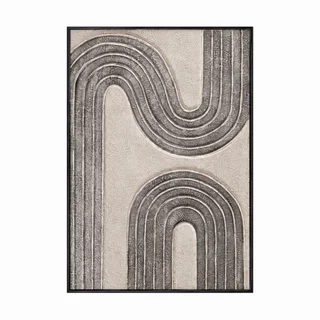 لوحة جدارية إطار أسود SHW-650
