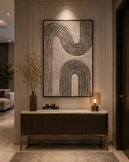 لوحة جدارية إطار أسود SHW-650