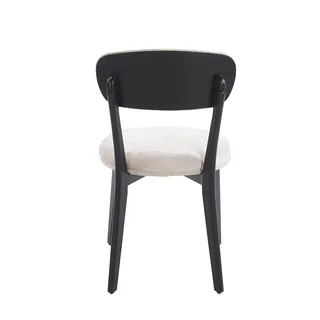 كرسي مفرد DY-06 L.BEIGE بتصميم عصري قماش شانيل