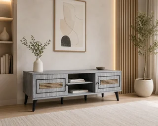 طاولة بلازما ماليزي 180 سم TV009-18 رمادي.B
