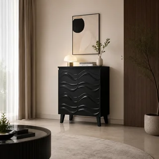 دولاب أحذية ماليزي 76سم SC-050 أسود