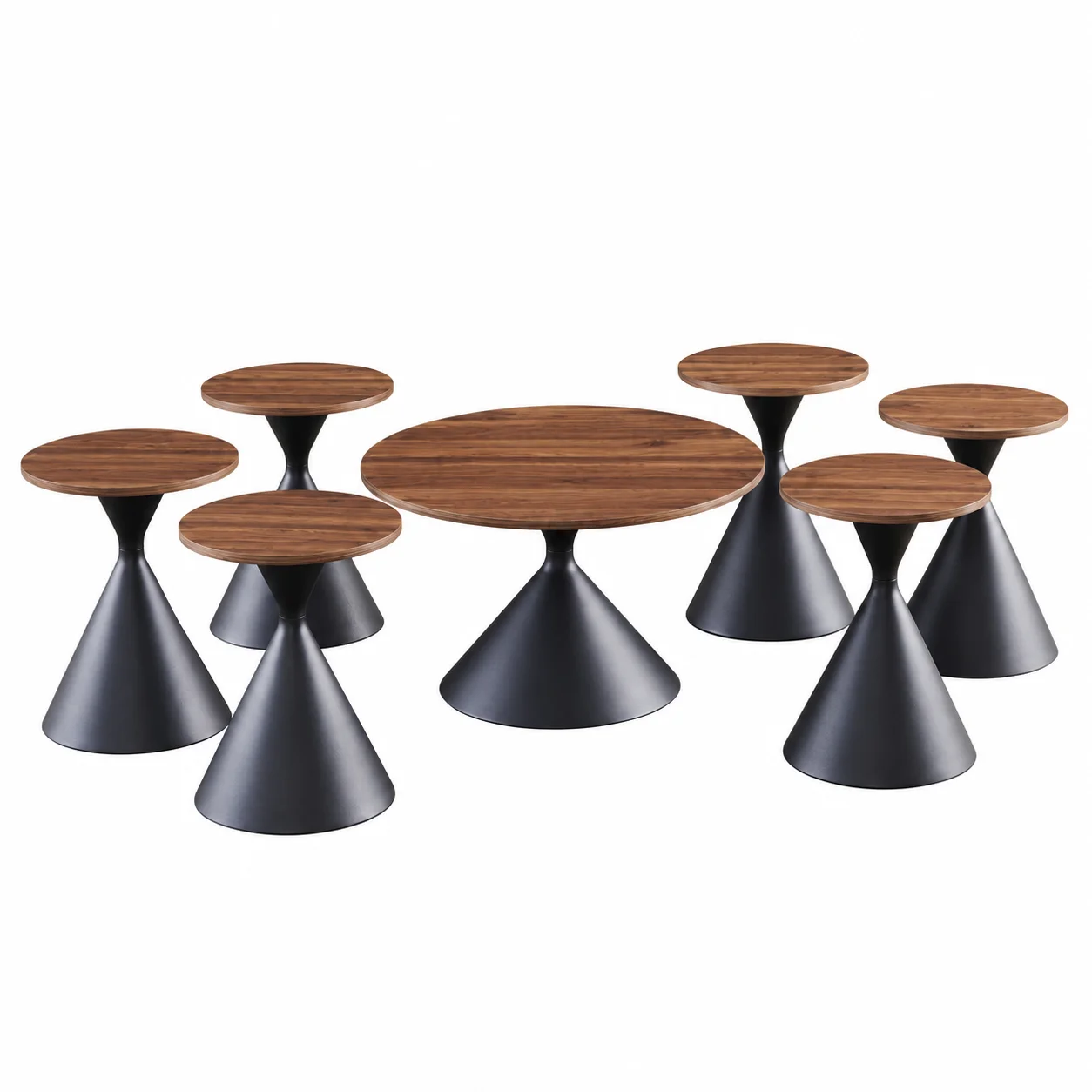 طقم شاي خشب ميلامين SHS-034 BROWN 1+6 بتصميم عصري من الخشب ميلامين طقم شاي خشب ميلامين SHS-034 BROWN 1+6 بتصميم عصري من الخشب ميلامين