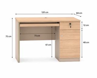 مكتب OT-6605 خشبي light walnut