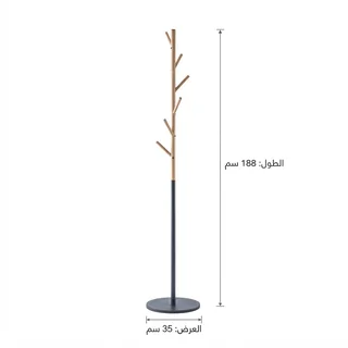 علاقة 2092 WOOD & BLACK بتصميم عصري من المعدن – رخام