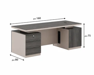 مكتب OT-1404 بني غامق