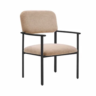 كرسي مفرد قماش A-45 قهوة