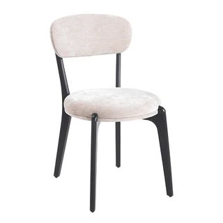 كرسي مفرد DY-06 D.BEIGE بتصميم عصري قماش شانيل