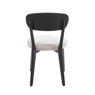 كرسي مفرد DY-06 D.BEIGE بتصميم عصري قماش شانيل