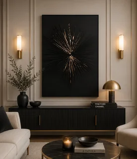 لوحات جدارية إطار أسود SHW-435