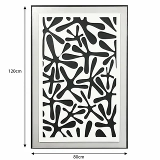 لوحة جدارية إطار أسود SHW-1034