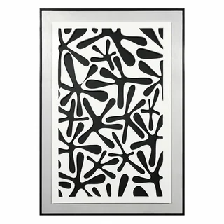 لوحة جدارية إطار أسود SHW-1034