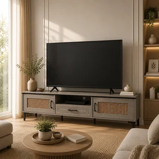 طاولة بلازما ماليزي 140سم TV-040 رمادي