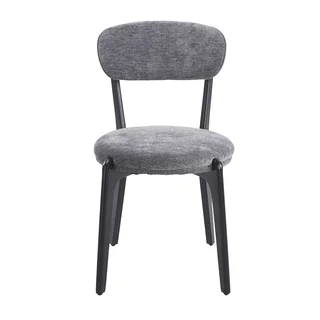 كرسي مفرد DY-06 D.GREY بتصميم عصري قماش شانيل