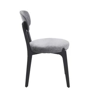 كرسي مفرد DY-06 D.GREY بتصميم عصري قماش شانيل
