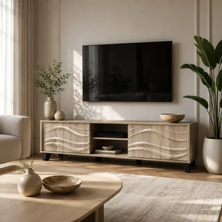 طاولة بلازما ماليزي 160سم TV-050 خشبي