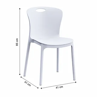 كرسي مفرد P-26 أبيض