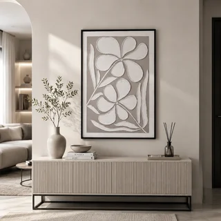 لوحة جدارية إطار أسود SHW-1059