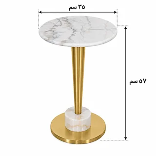 طاولة خدمة مفرد OG-43 GOLD بتصميم عصري من الرخام