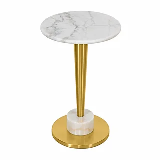 طاولة خدمة مفرد OG-43 GOLD بتصميم عصري من الرخام