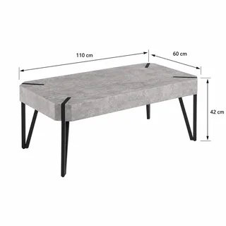 طاولة شاي مفرد QJ-241 L.CONCRETE