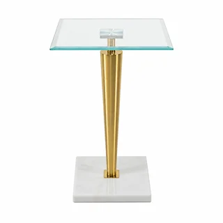 طاولة خدمة مفرد OG-32 GOLD بتصميم عصري من الزجاج