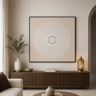 لوحة جدارية إطار أسود SHW-1038