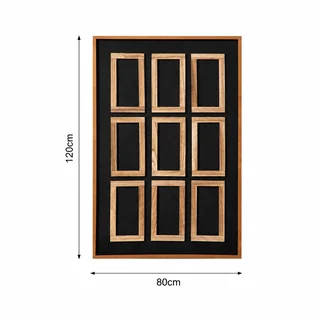 لوحة جدارية إطار أسود SHW-1162