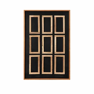 لوحة جدارية إطار أسود SHW-1162